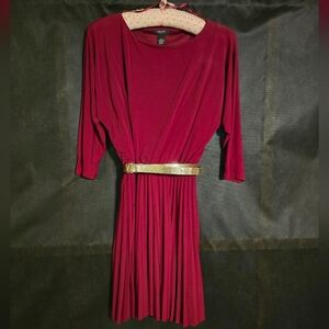 Alfani petite pleat skirt dress.